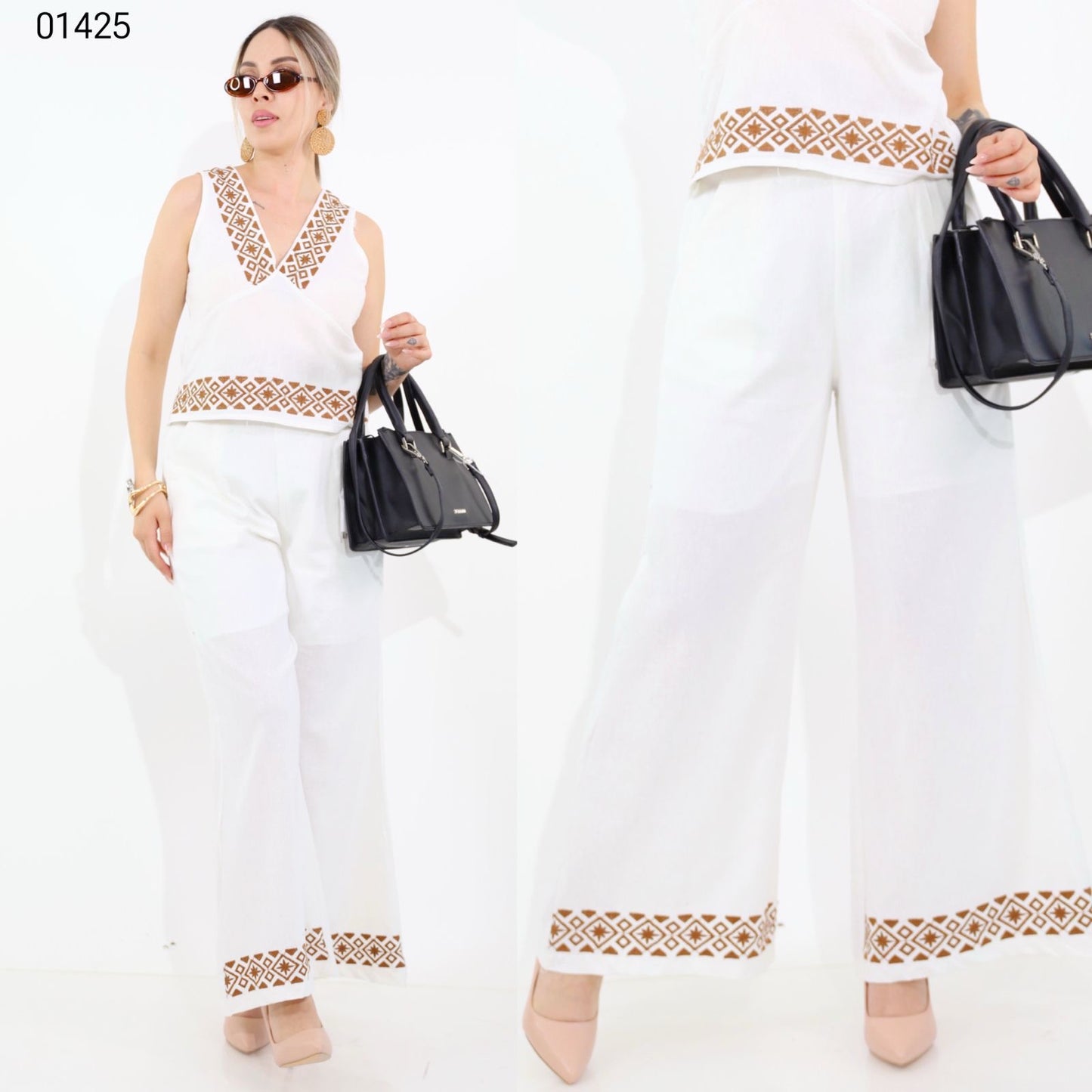 Conjunto Tejido Camel