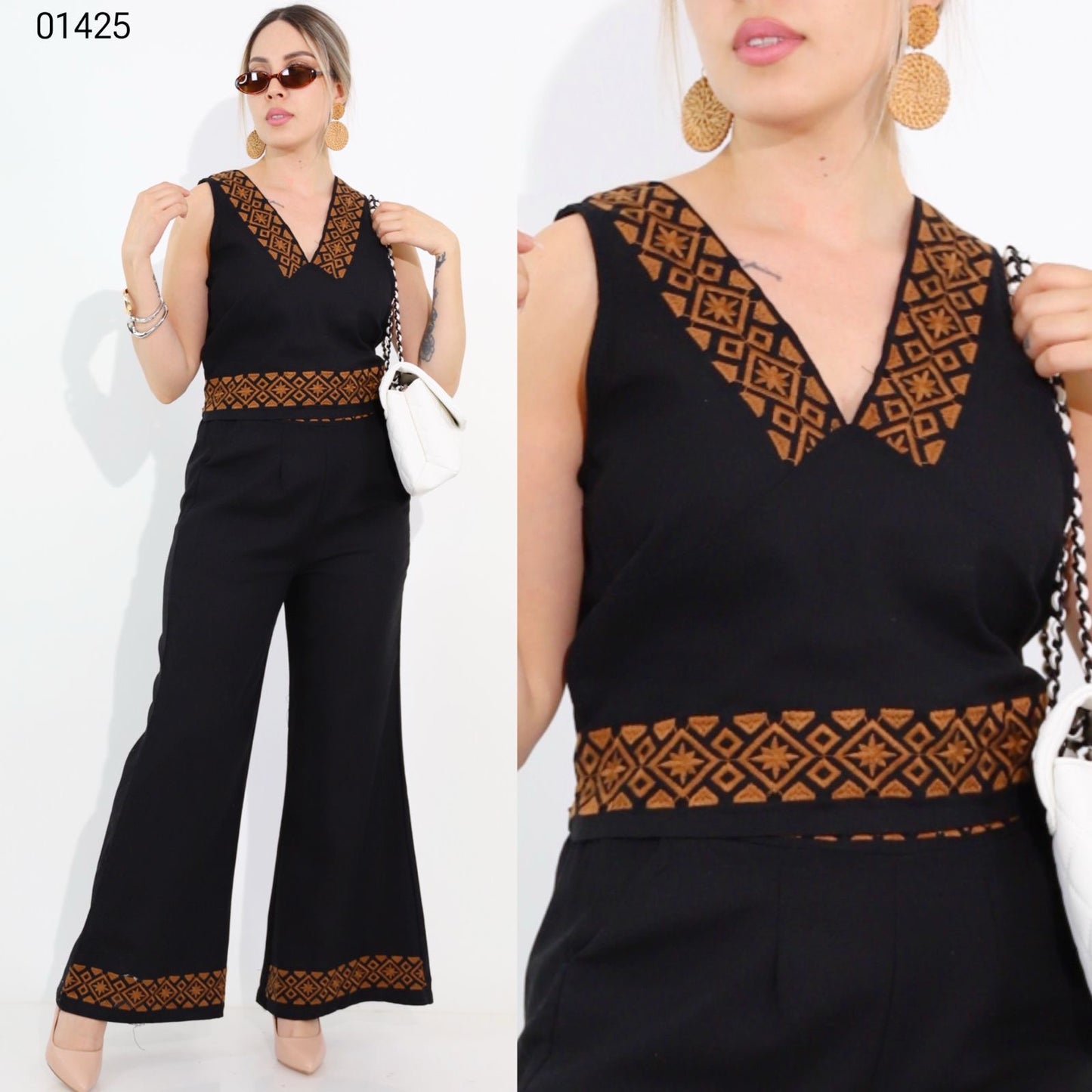 Conjunto Tejido Camel