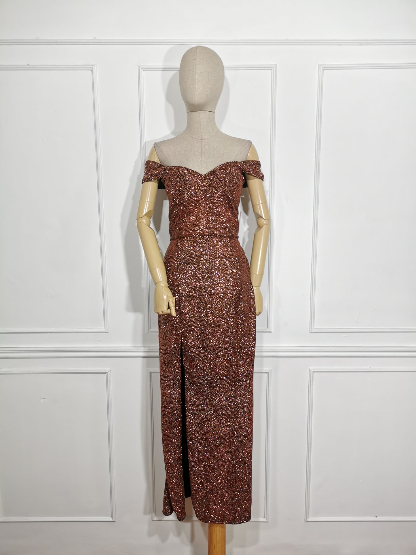 Vestido NC D´ Rosita Cobre