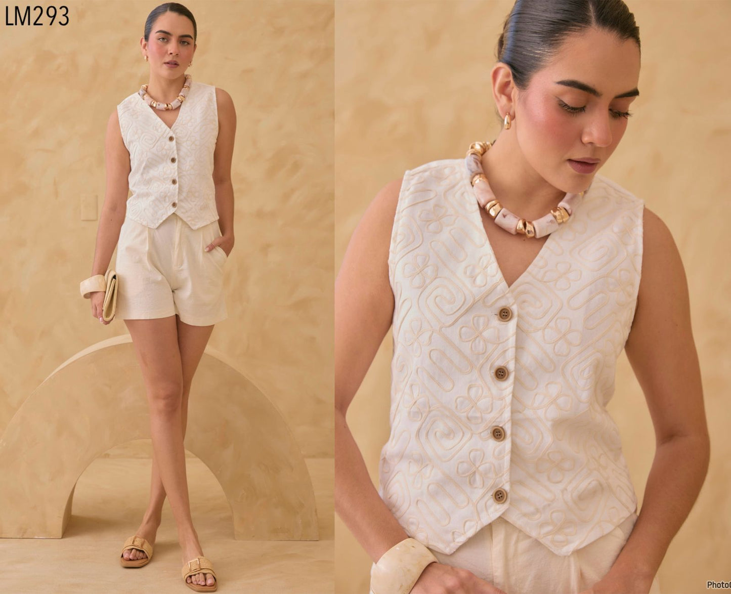 Blusa Chaleco tejido