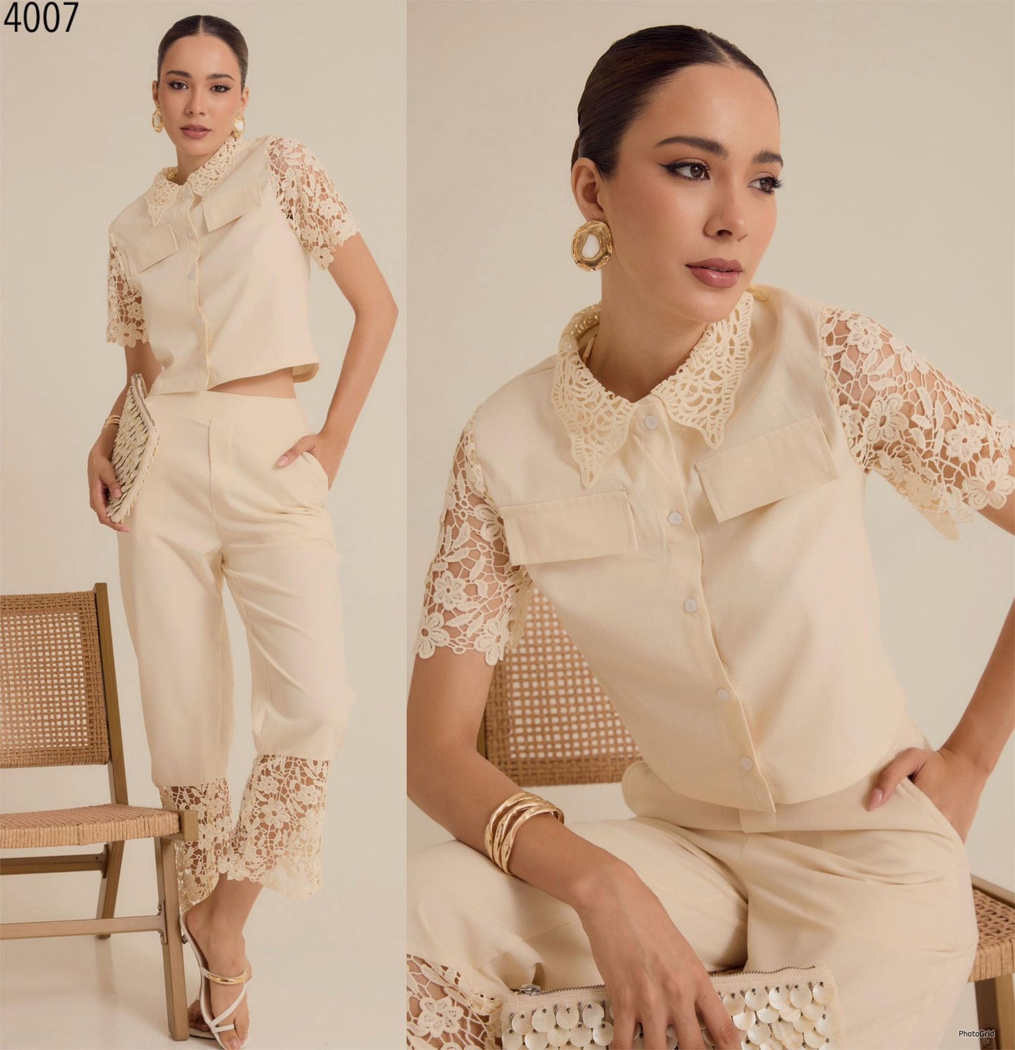 Conjunto Detalle encaje