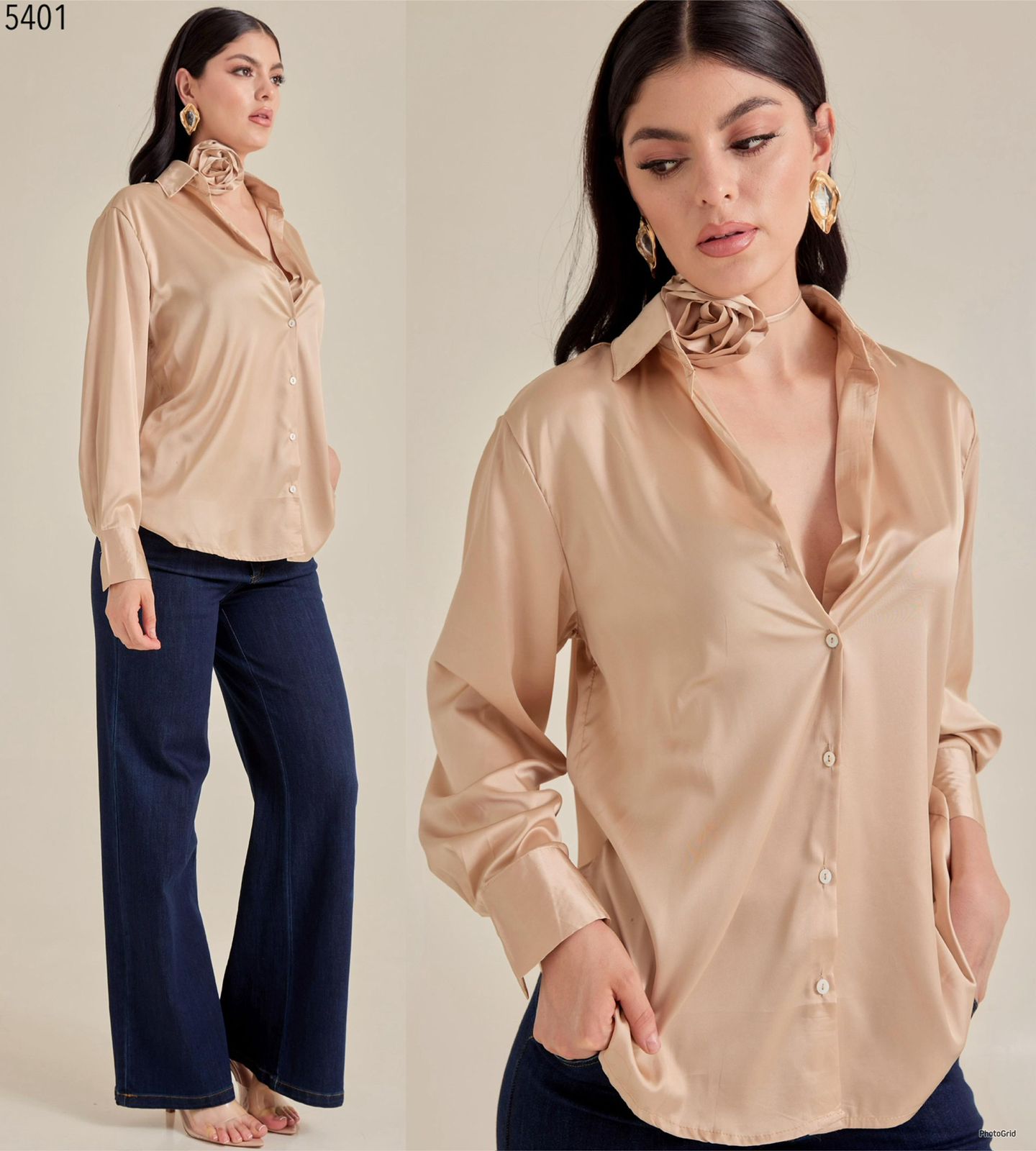 Camisa Satin