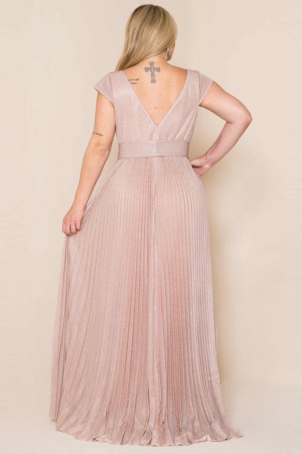 Vestido IMP Brillos Manga Corta