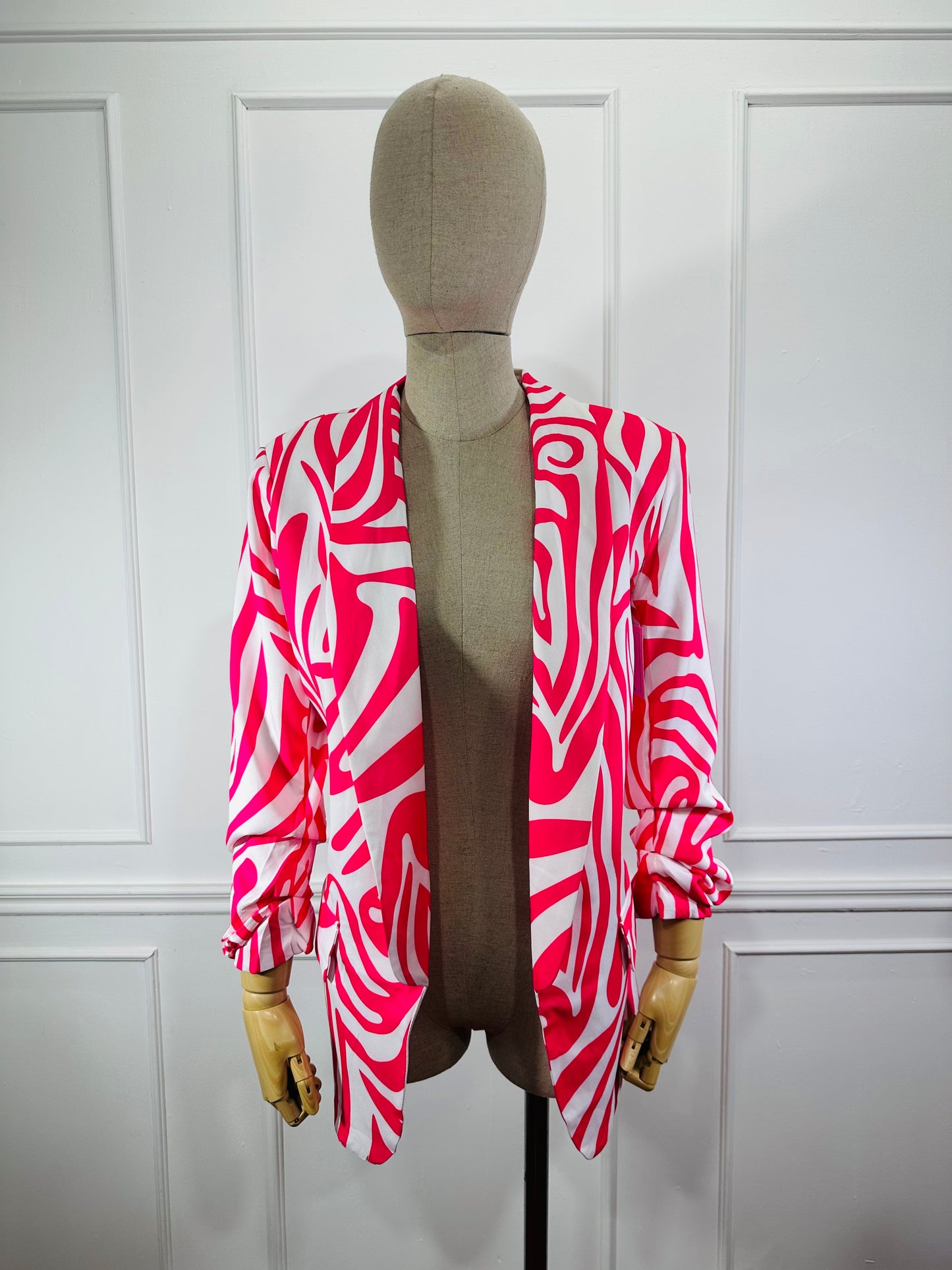 Blazer Manga 3/4 Estampado