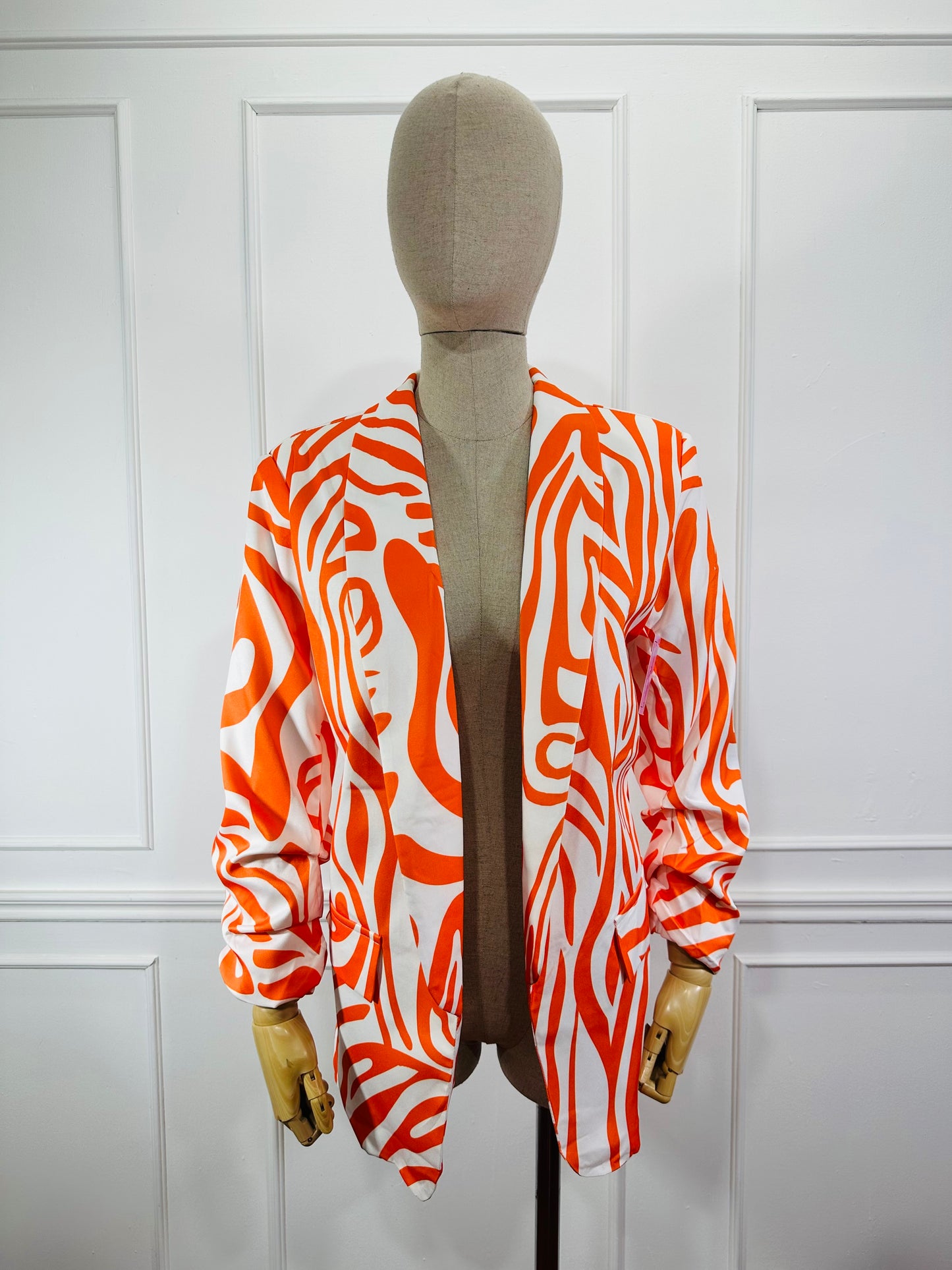 Blazer Manga 3/4 Estampado