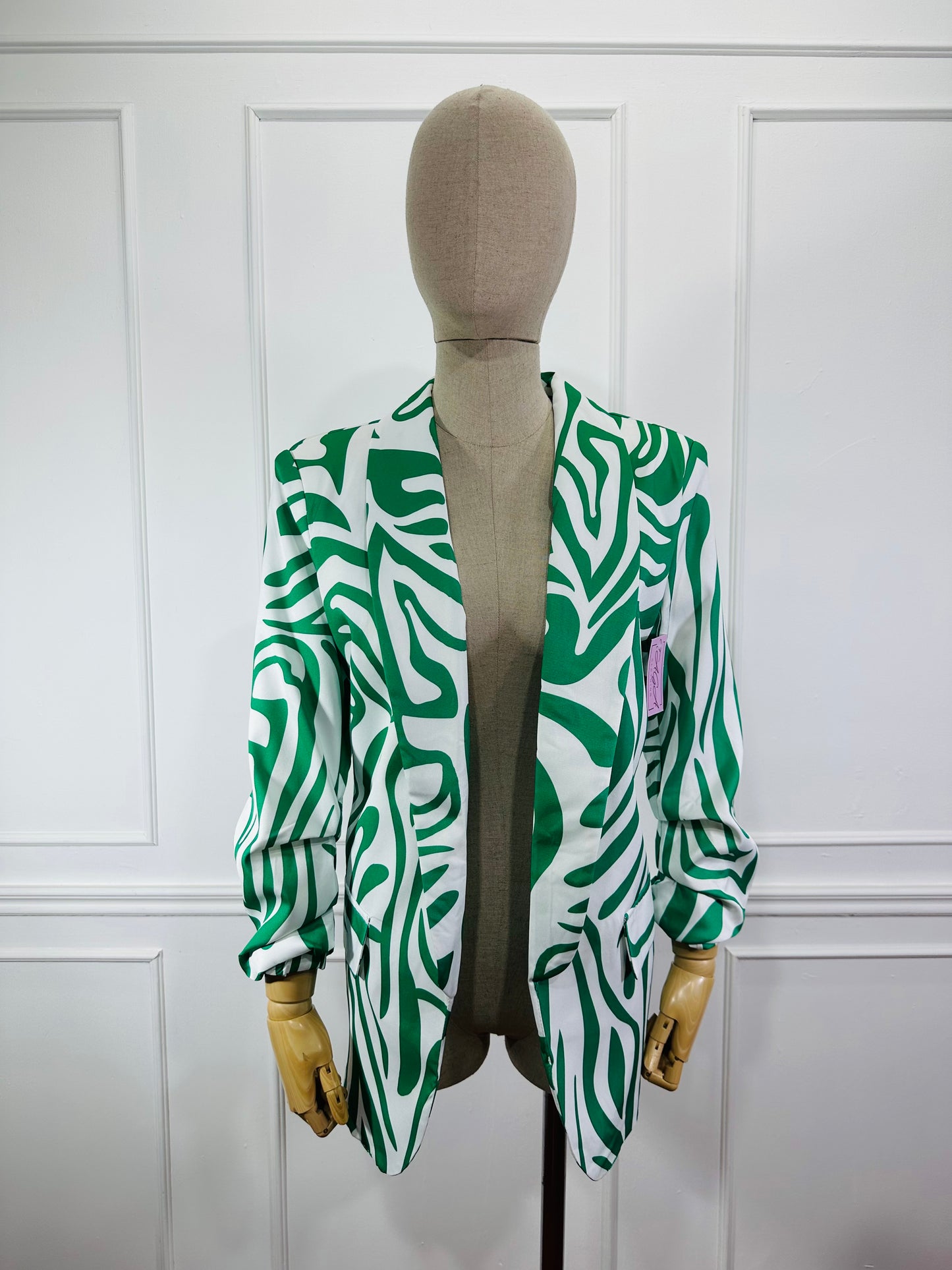 Blazer Manga 3/4 Estampado