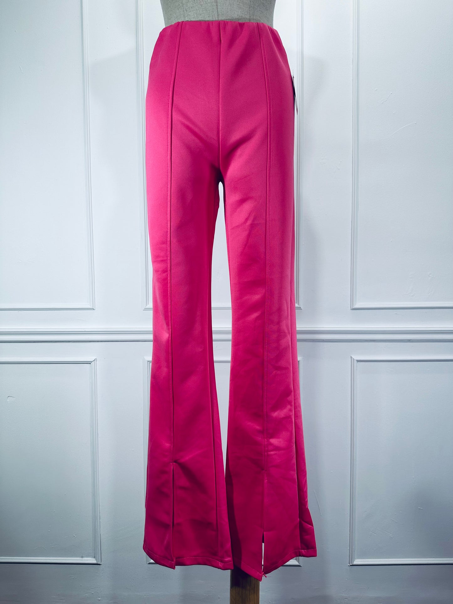 Pantalon de Vestir Acampanado con Abertura