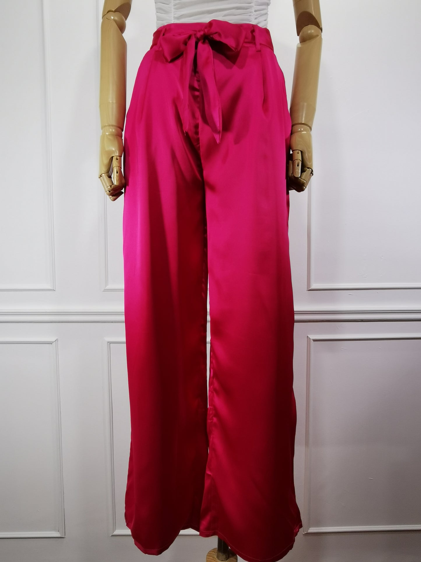 Pantalon Satin Acampanado