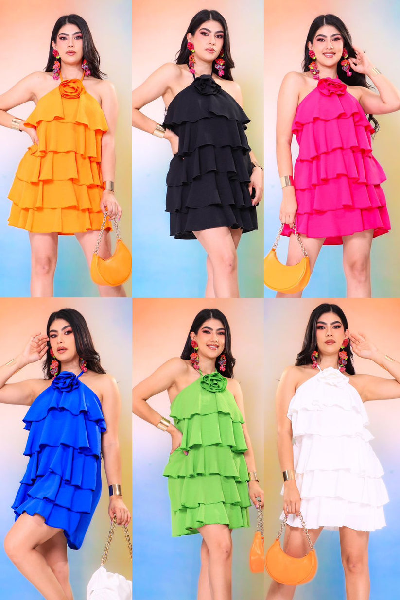 Vestido CS Corto Holanes – TAGA