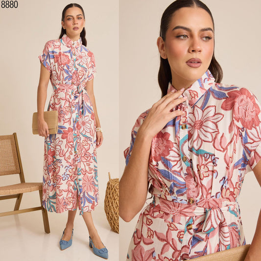 Vestido CS Estampado Flores