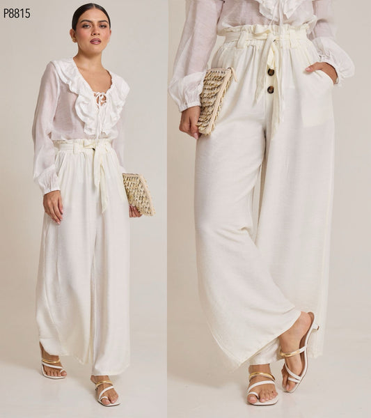 Pantalon tipo lino