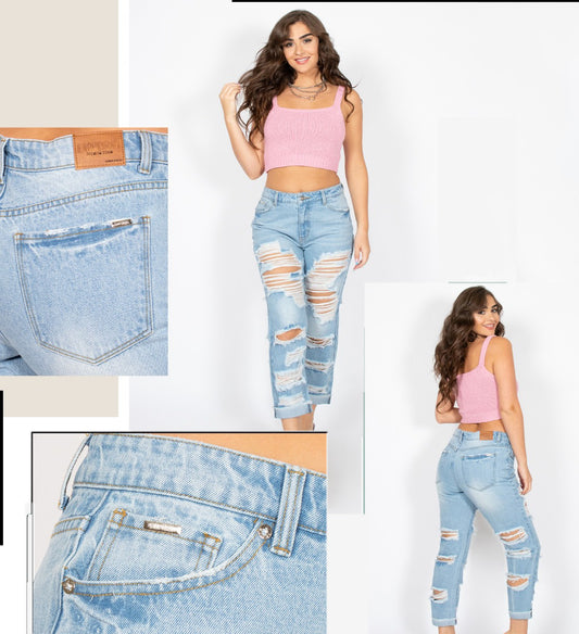 Pantalon Mom Jeans EM